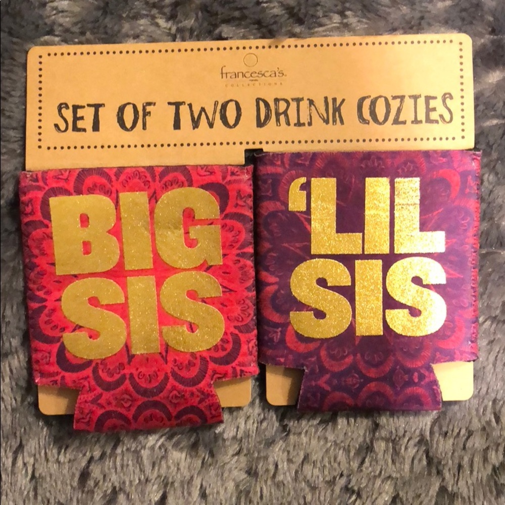 Big Sis , Lil Sis drink cozies
